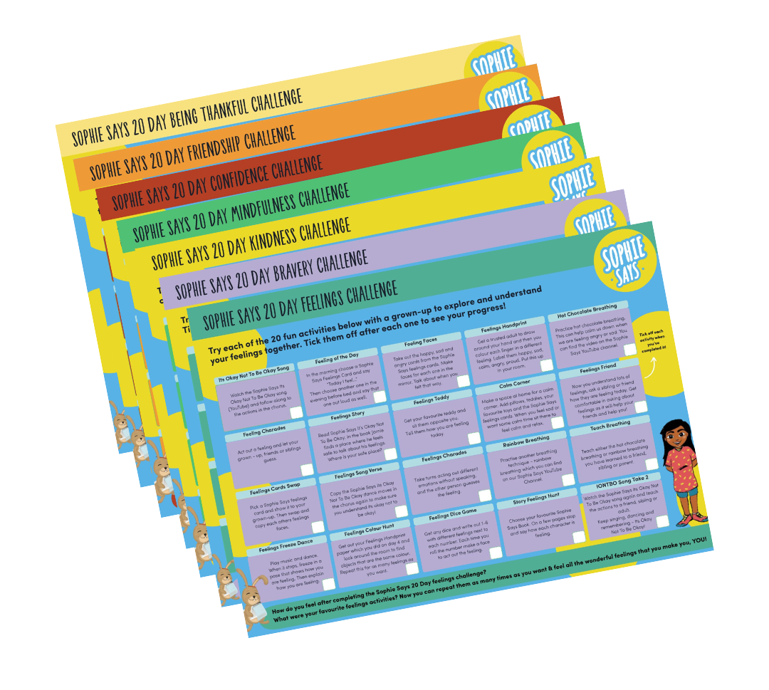 Sophie Says Wellbeing Activity Sheets