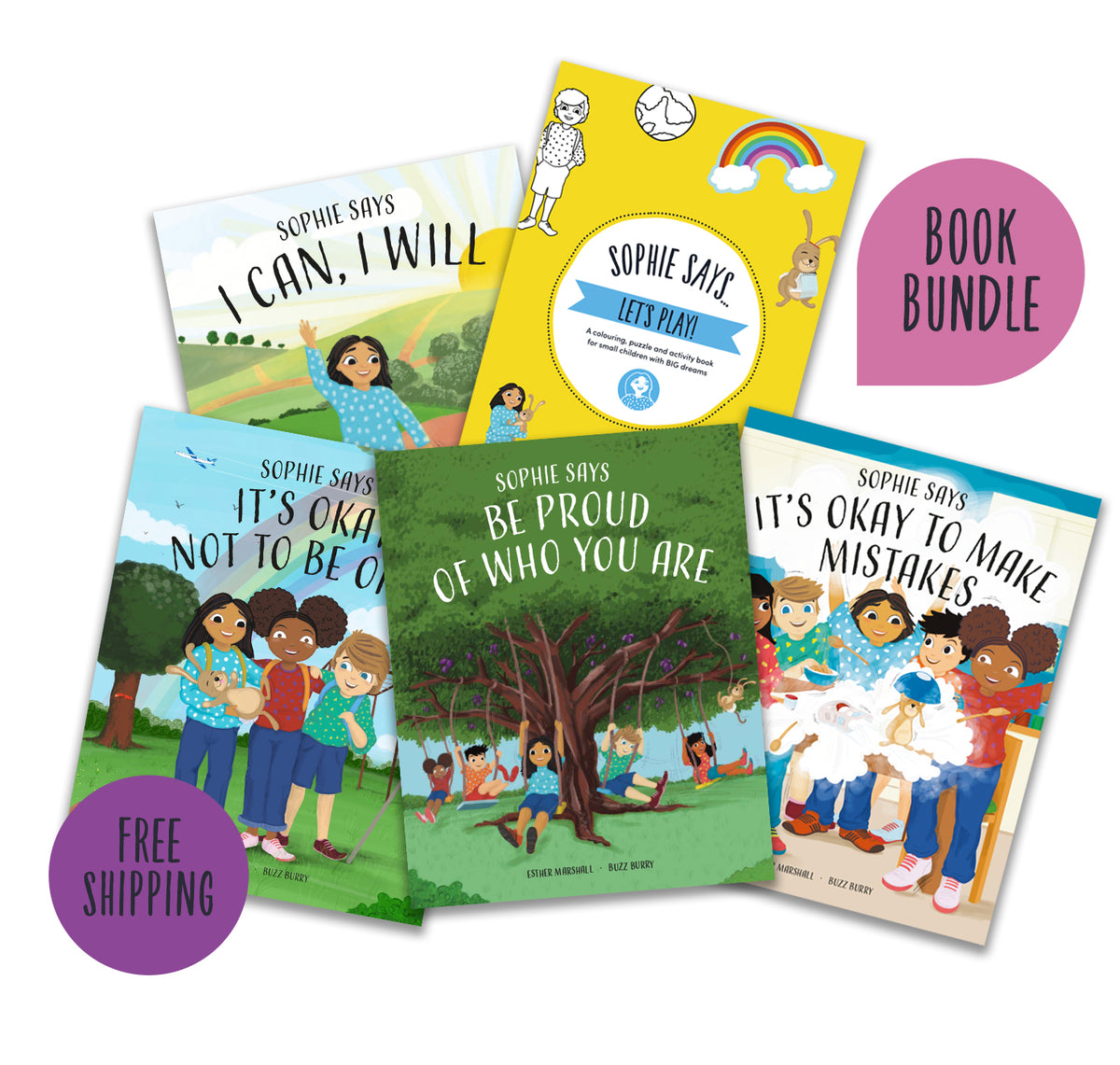 Sophie Says Book Bundle - Inspiring creativity, build resilience and support strong mental health in children
