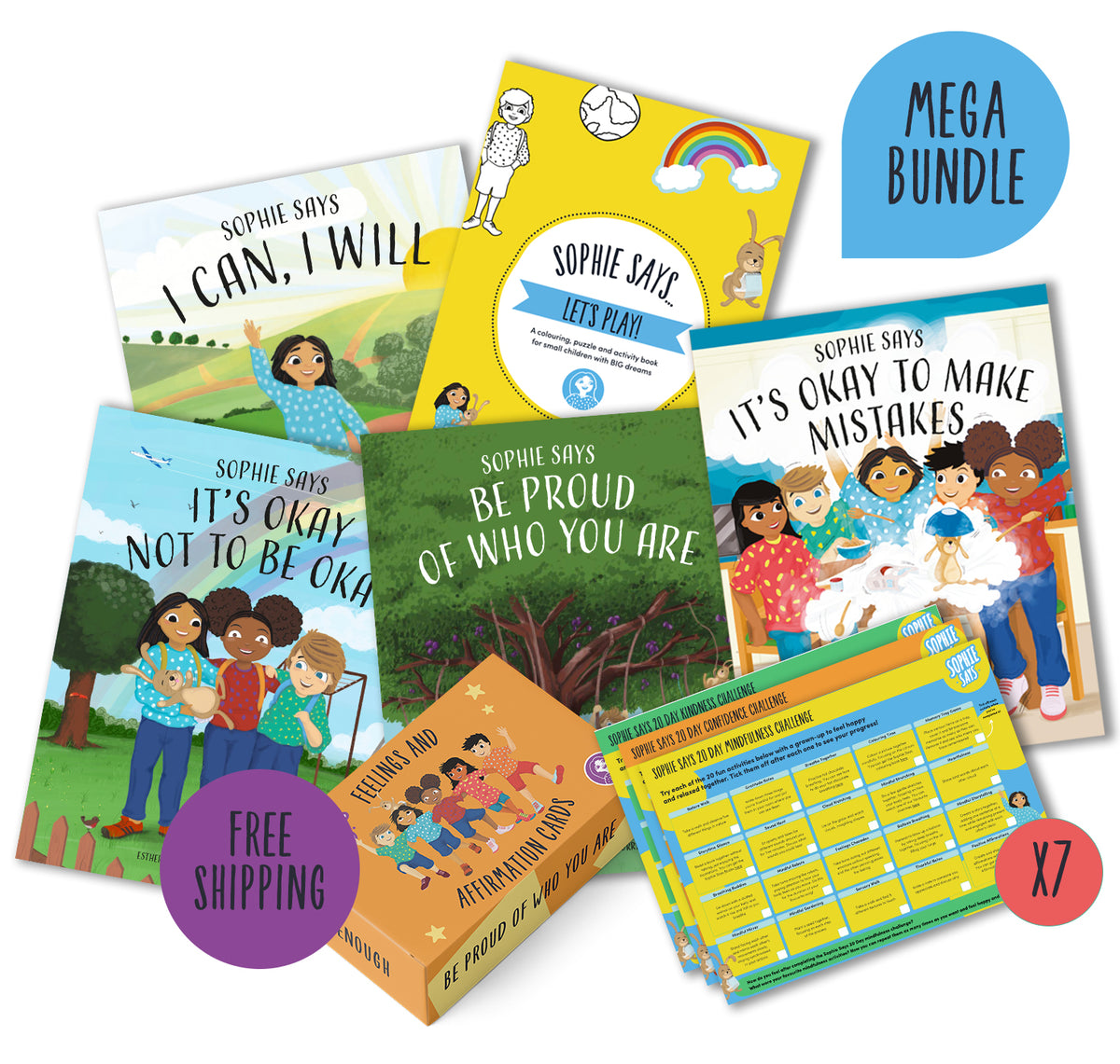 Sophie Says Mega Bundle - The Complete Emotional Wellbeing Toolkit for Children