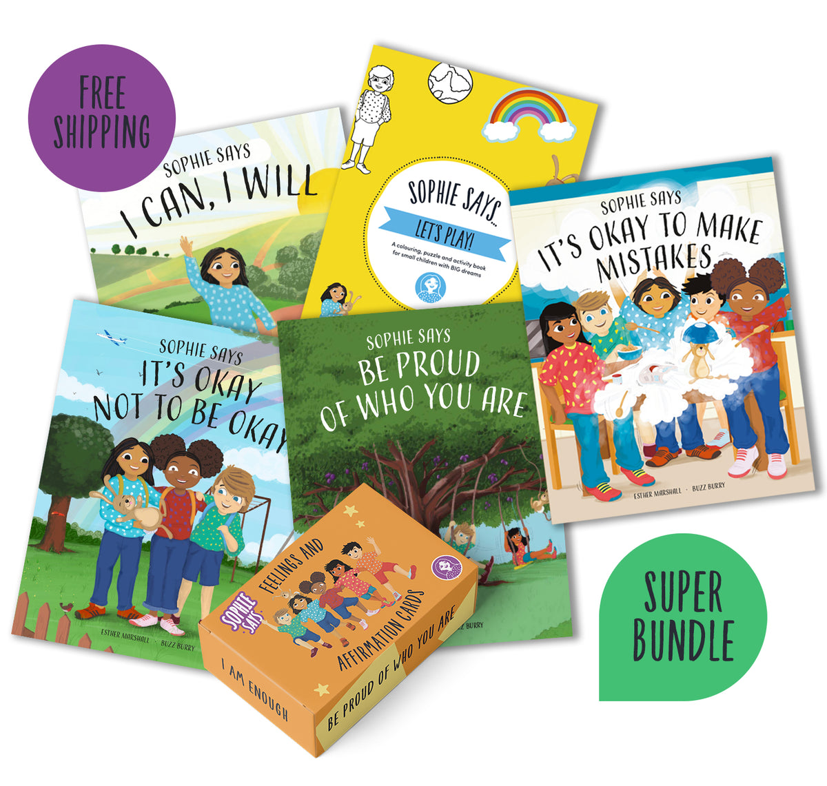 Sophie Says Super Bundle - Inspiring creativity, supporting strong mental health and building resilience and emotional awareness in children